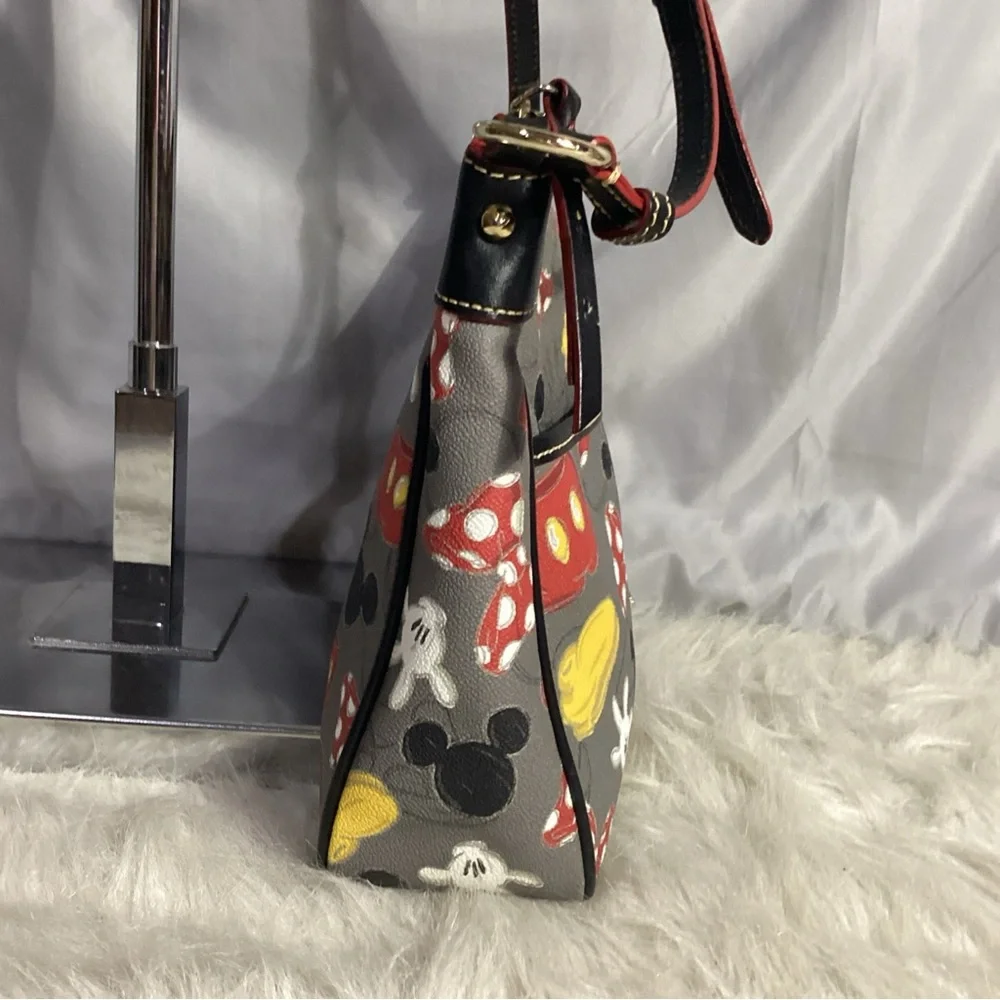 Dooney & Bourke x Disney Mickey Mouse Body Parts Crossbody Shoulder Bag - Picture 5 of 11